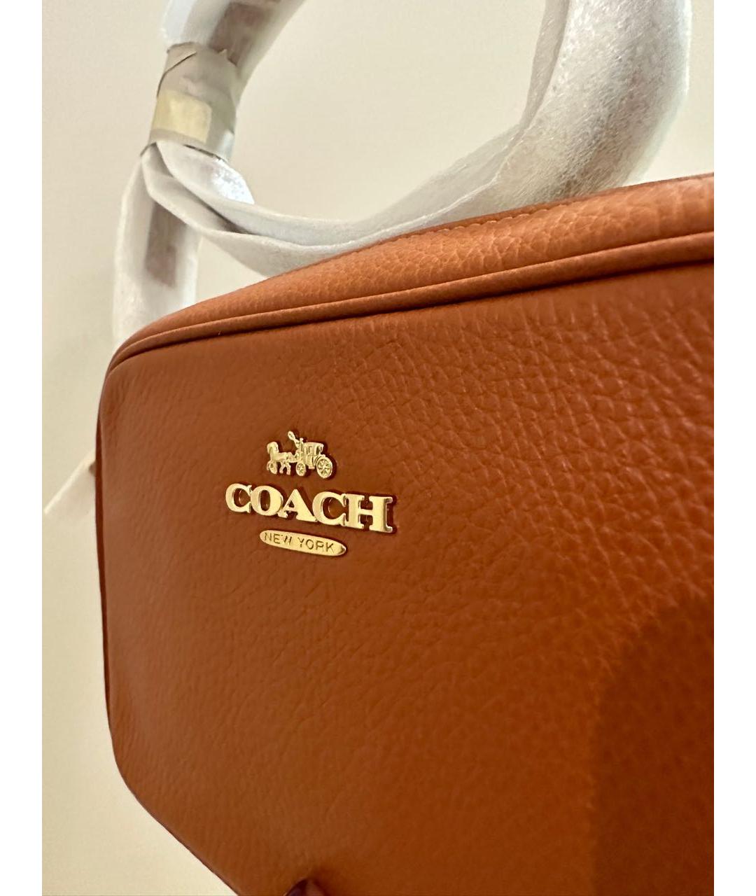 COACH Кожаная сумка через плечо, фото 5