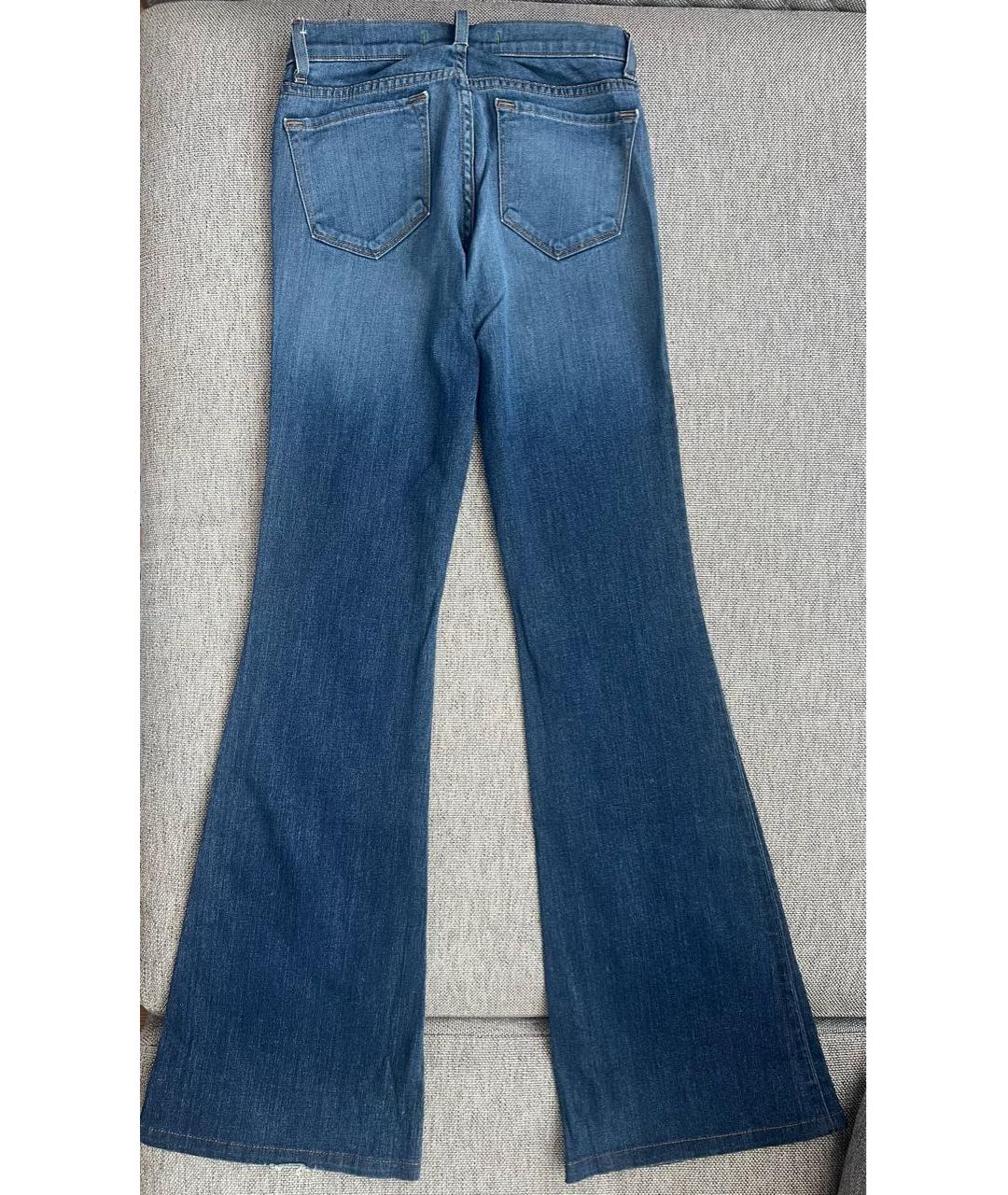 JBRAND Синие хлопко-эластановые джинсы клеш, фото 2