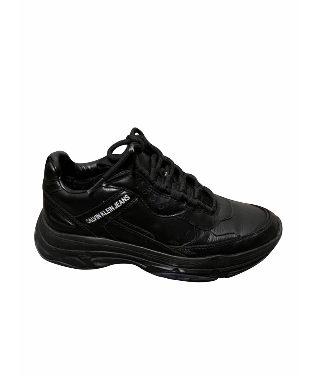 Calvin klein maya black trainers hotsell