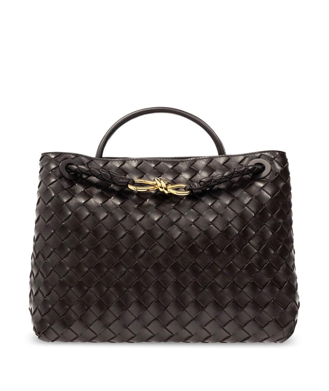 BOTTEGA VENETA Коричневая кожаная сумка через плечо, фото 1