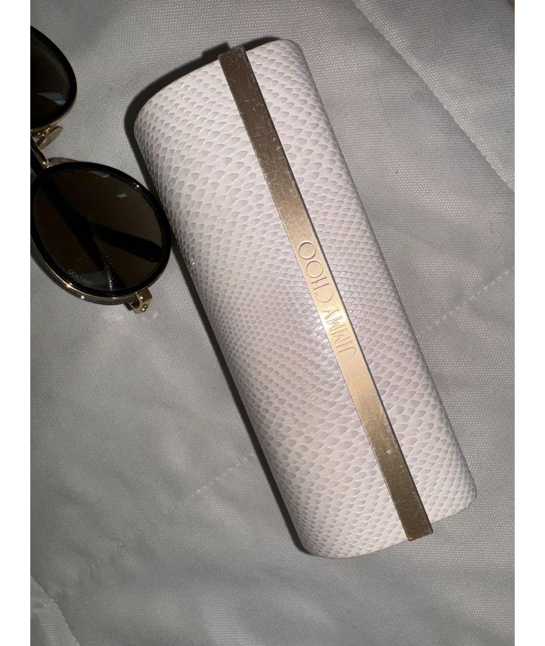 JIMMY CHOO Черные пластиковые солнцезащитные очки, фото 4