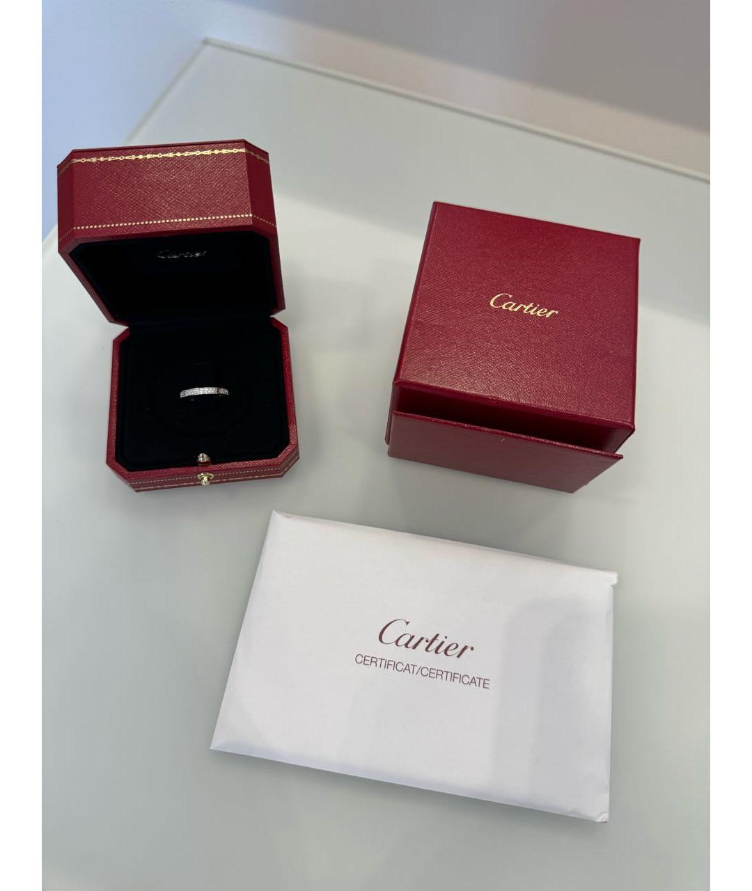 CARTIER Белое кольцо из белого золота, фото 6