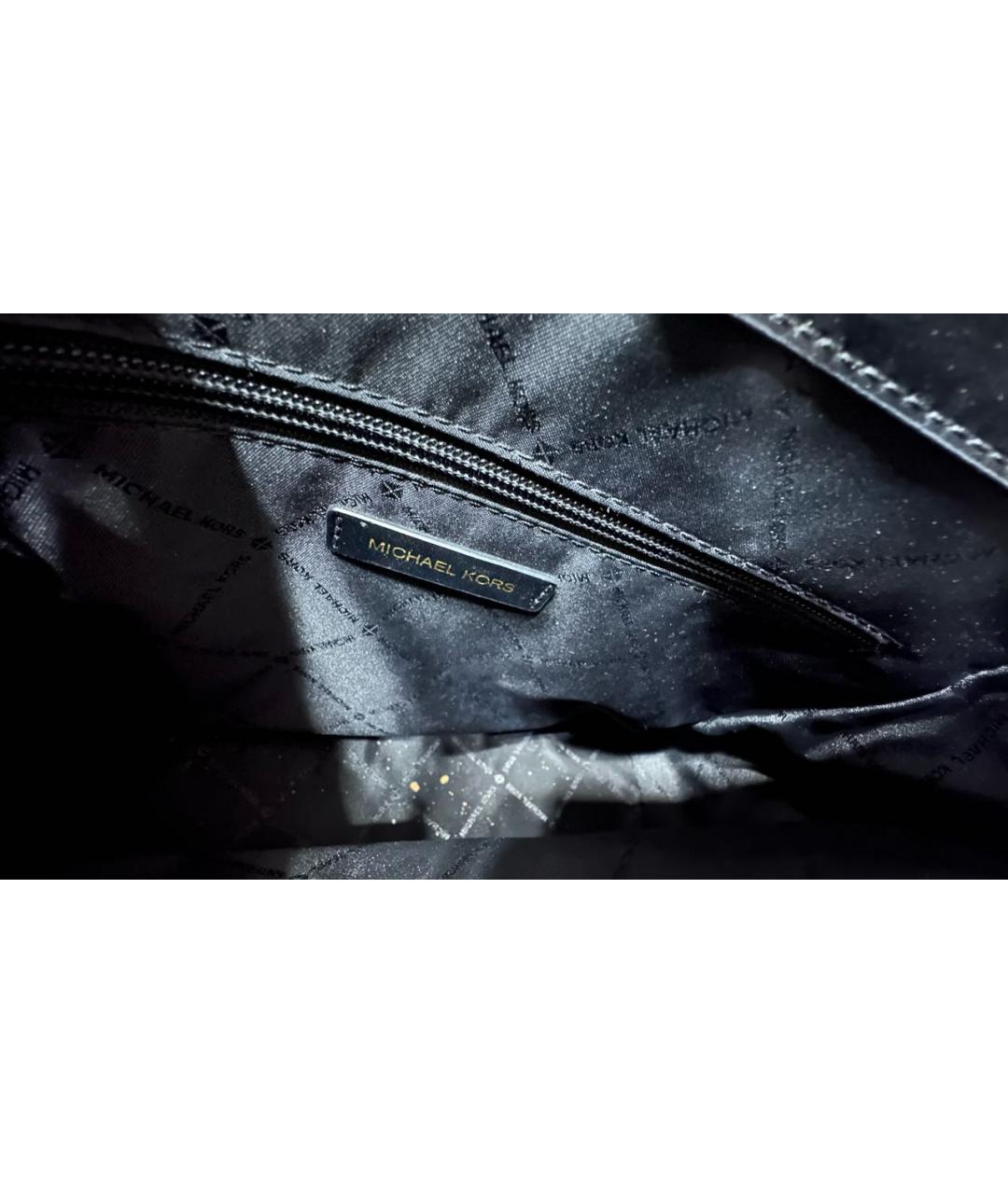 MICHAEL KORS Черная сумка с короткими ручками, фото 4