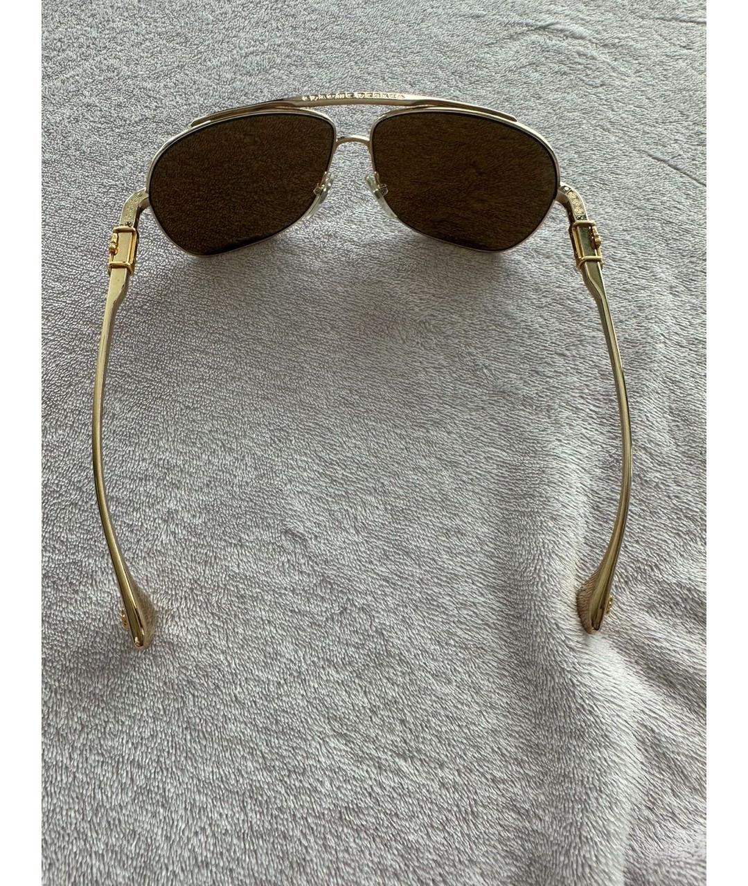 CHROME HEARTS Золотые солнцезащитные очки, фото 2