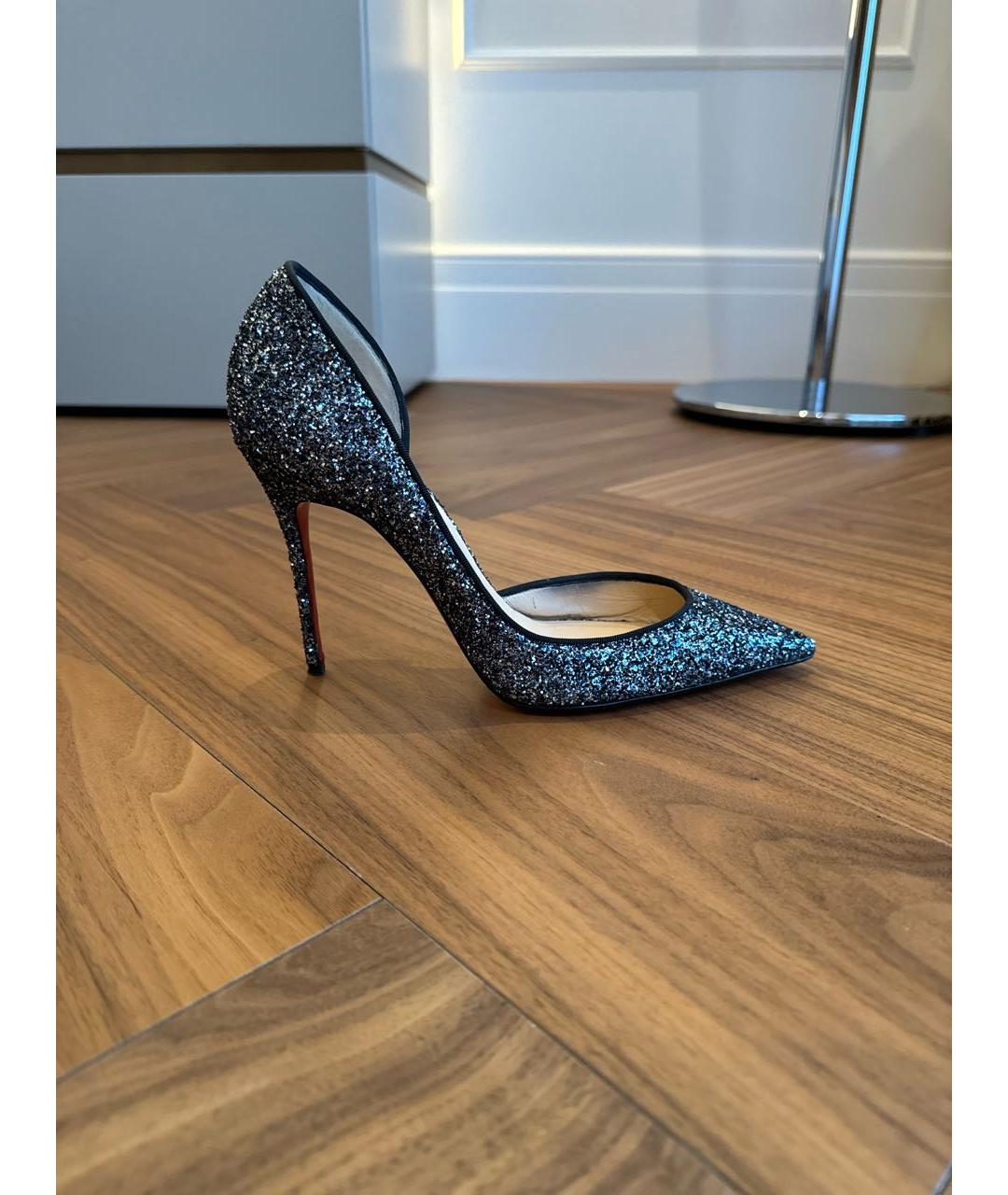 CHRISTIAN LOUBOUTIN Серебряные туфли, фото 9