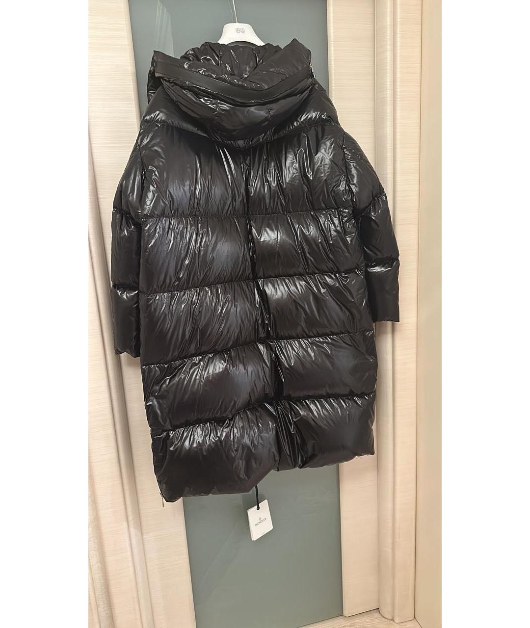 MONCLER Черный пуховик, фото 2