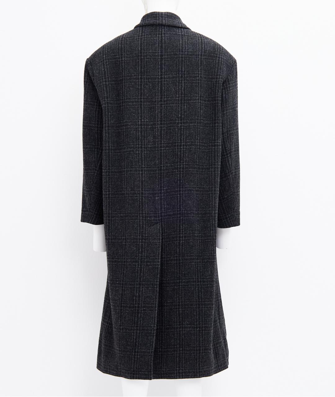 ISABEL MARANT Серое шерстяное пальто, фото 2