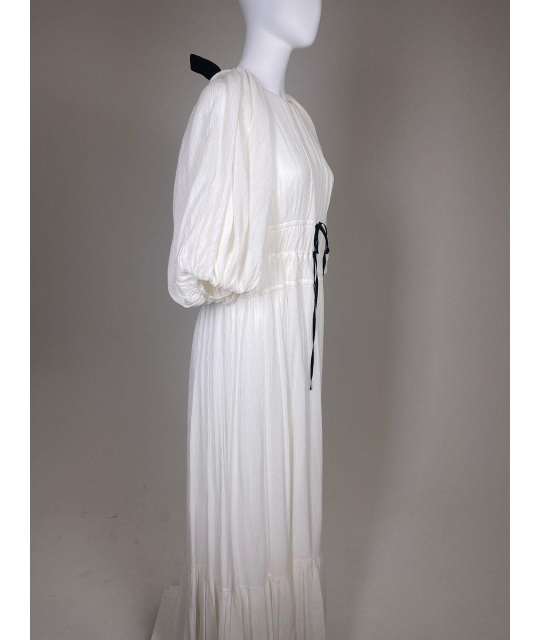 ERDEM Белое вискозное повседневное платье, фото 3