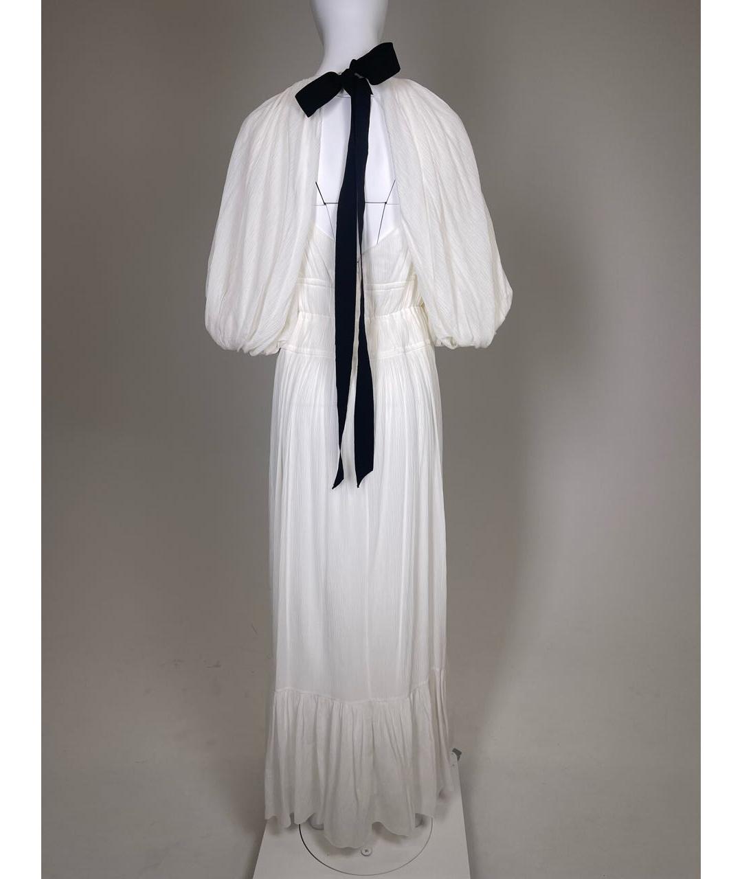 ERDEM Белое вискозное повседневное платье, фото 4