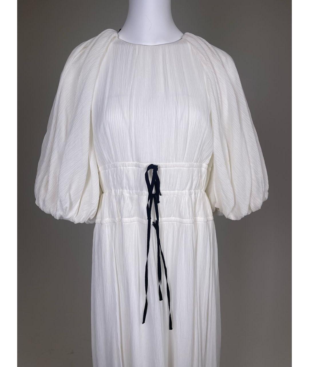 ERDEM Белое вискозное повседневное платье, фото 2