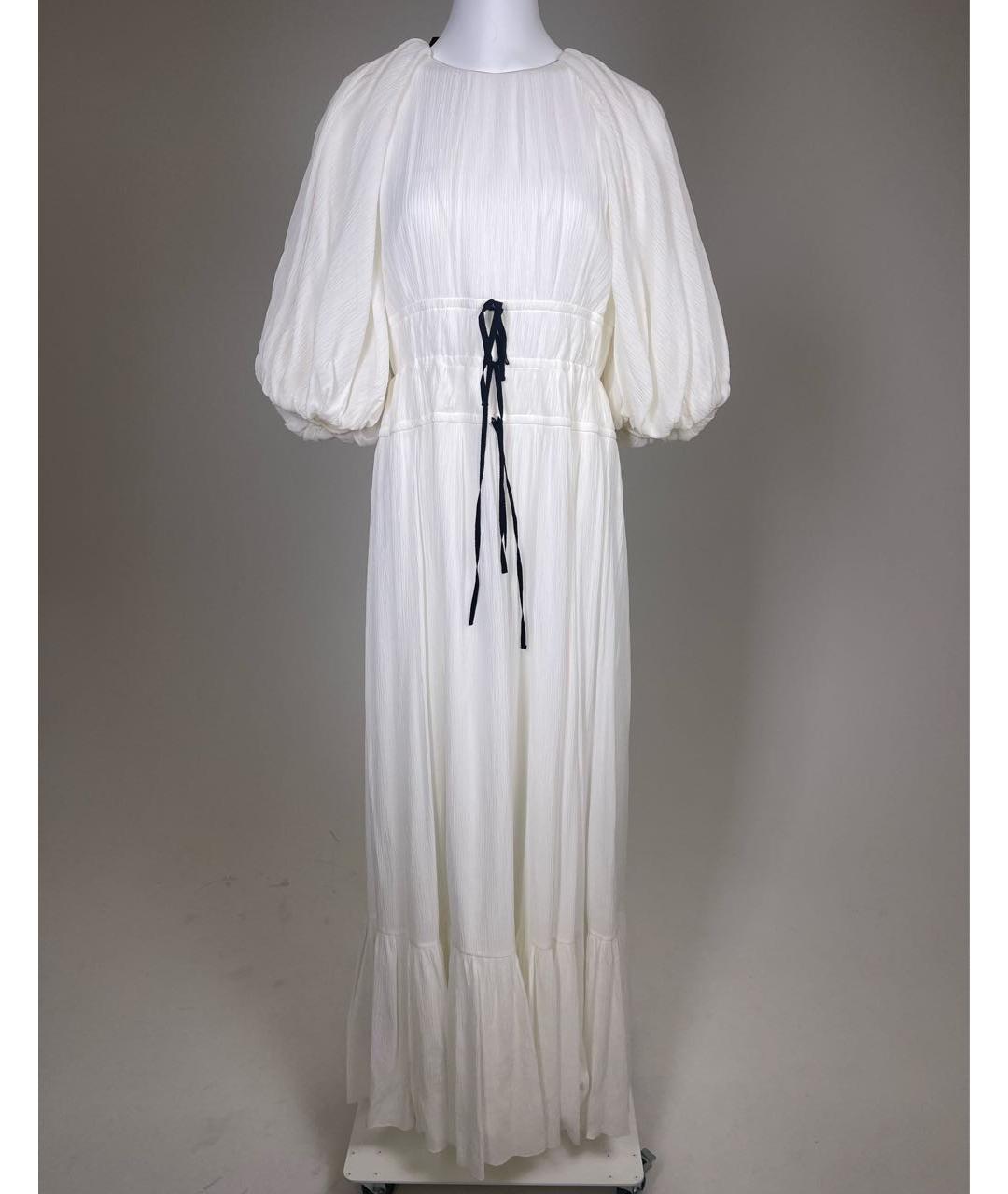 ERDEM Белое вискозное повседневное платье, фото 9