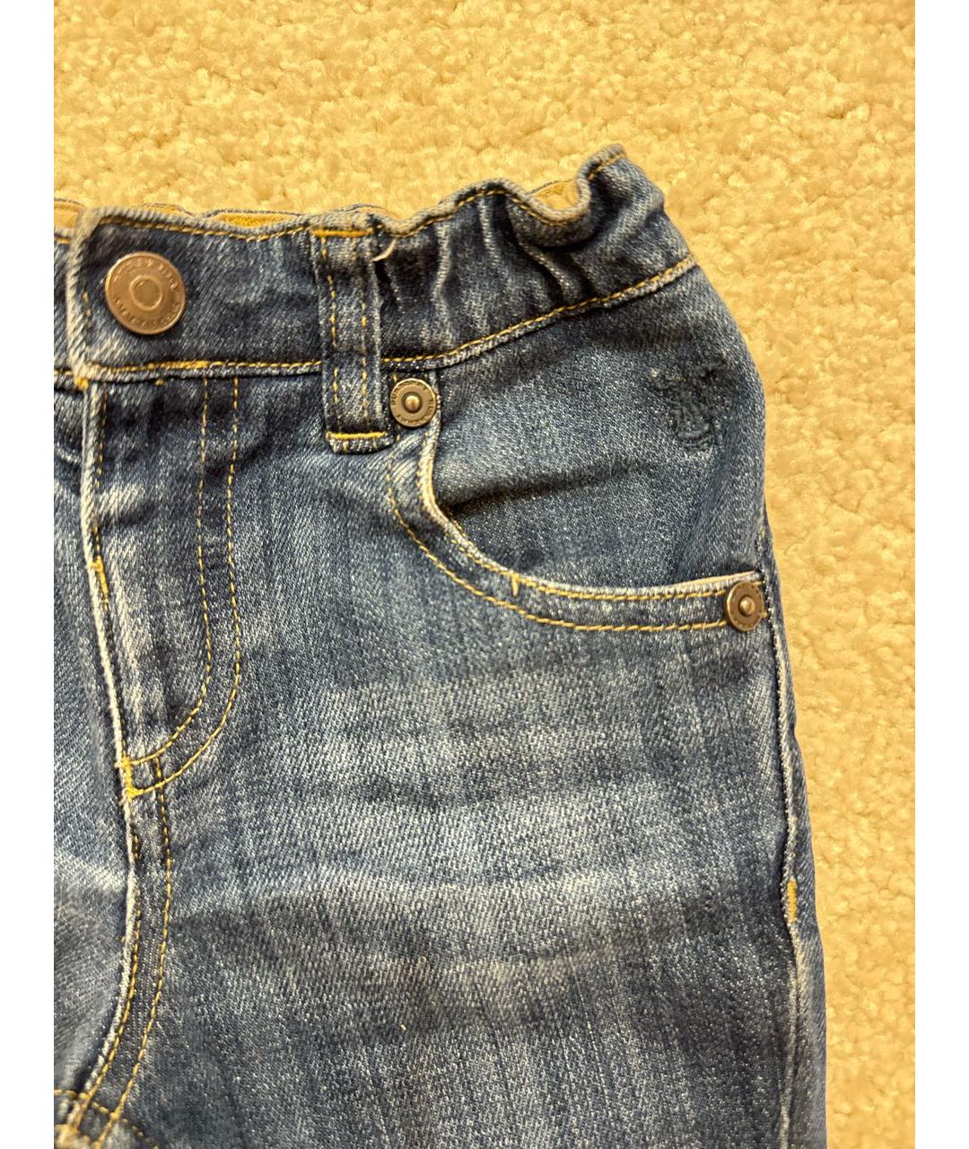 BURBERRY Синие деним джинсы, фото 4