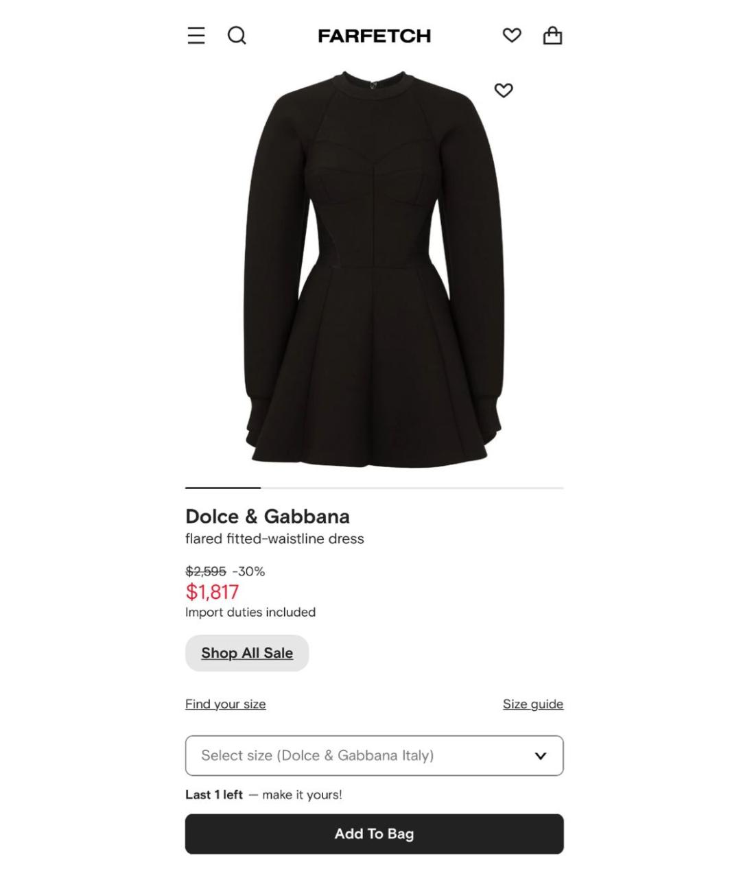 Женская одежда Dolce&Gabbana