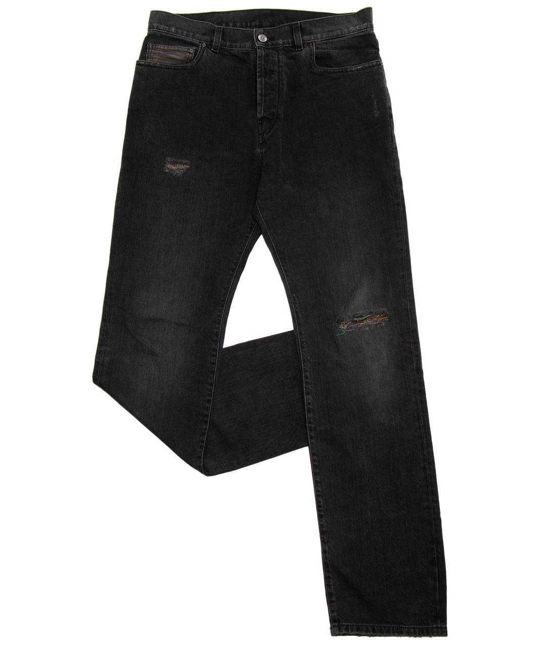 MISSONI Серые хлопковые прямые джинсы, фото 4