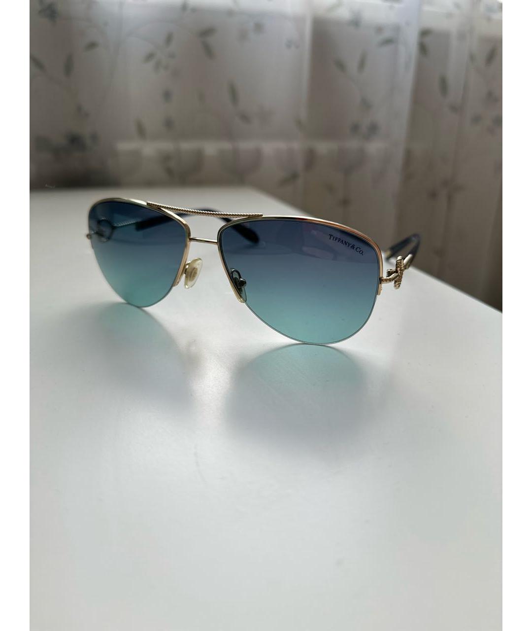 TIFFANY&CO Синие солнцезащитные очки, фото 2