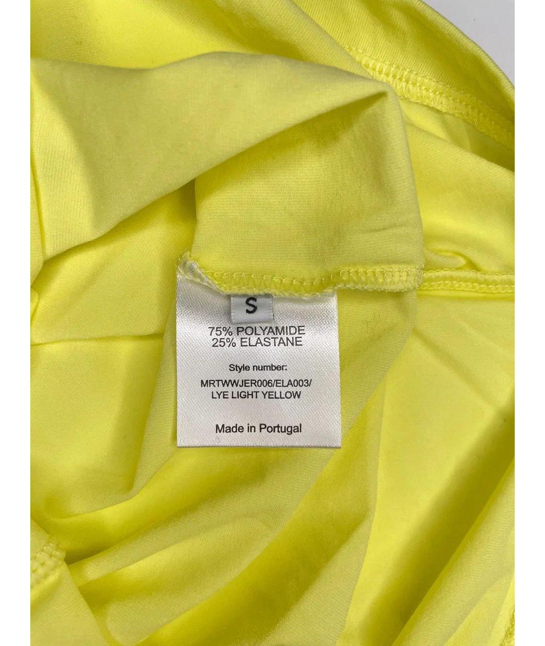 SUNNEI Желтая полиэстеровая футболка, фото 8