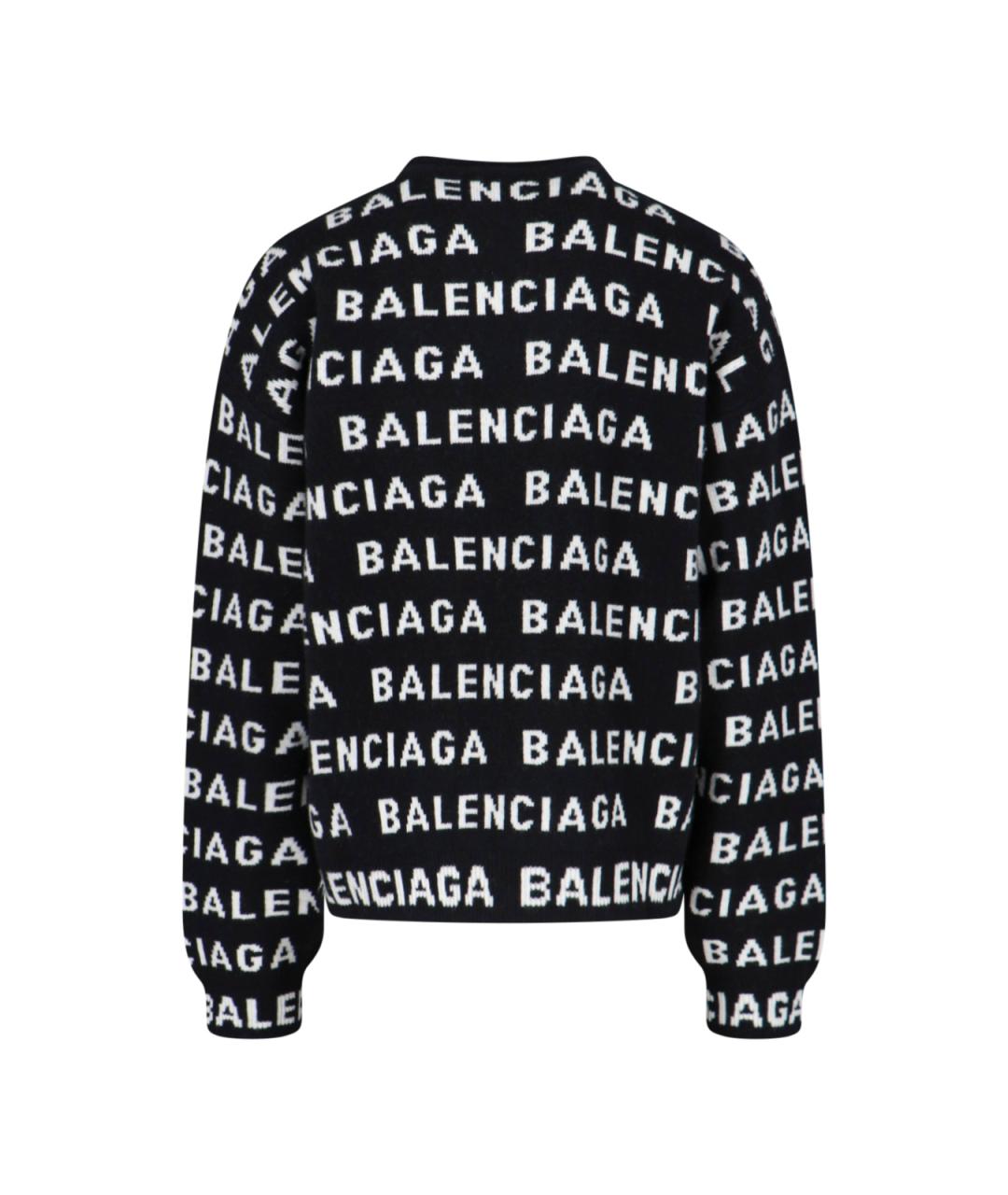 BALENCIAGA Черный джемпер / свитер, фото 2