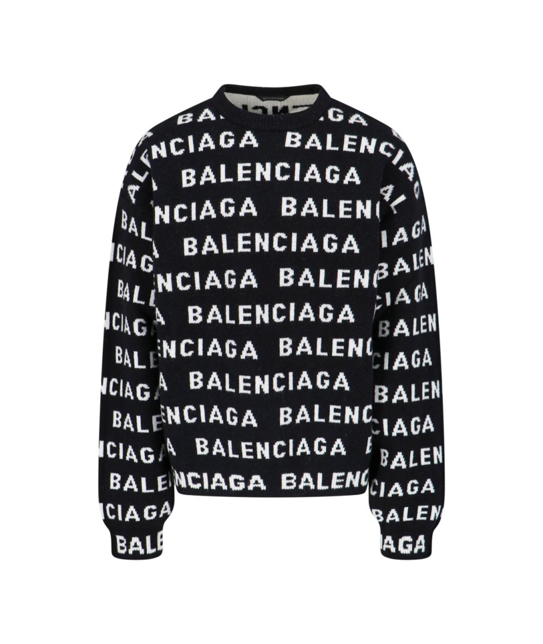 BALENCIAGA Черный джемпер / свитер, фото 1