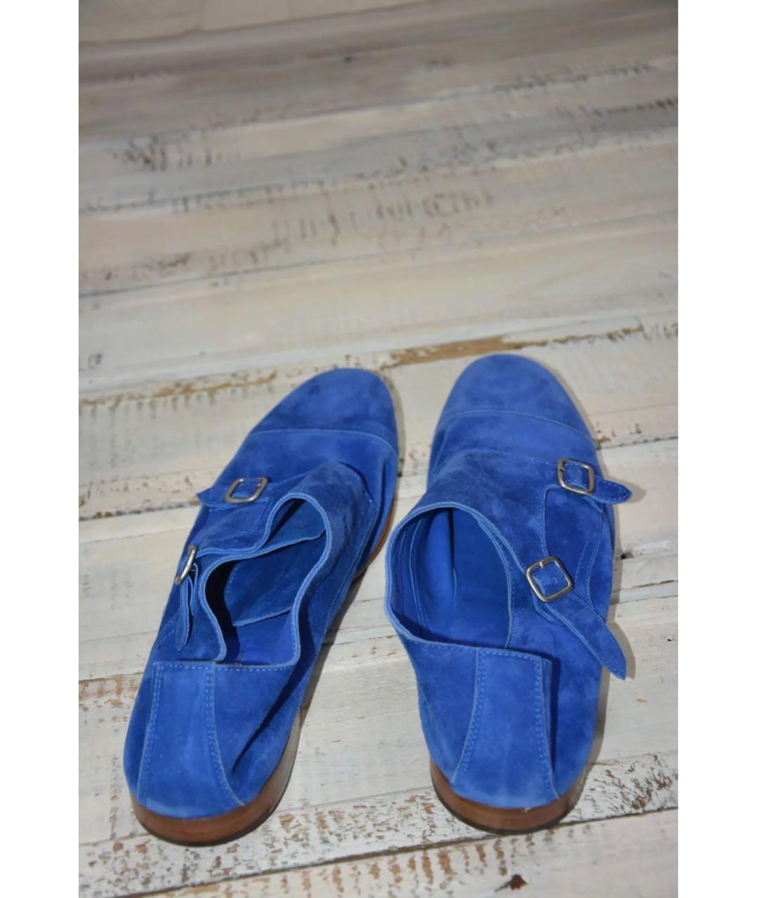 ANDREA VENTURA Синие замшевые туфли, фото 4