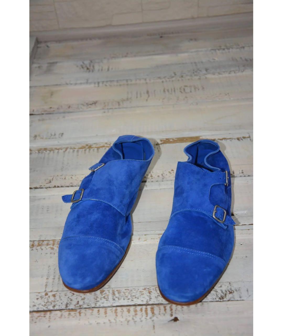ANDREA VENTURA Синие замшевые туфли, фото 2