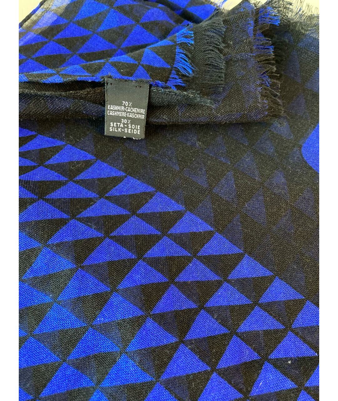 PROENZA SCHOULER Синий кашемировый шарф, фото 4