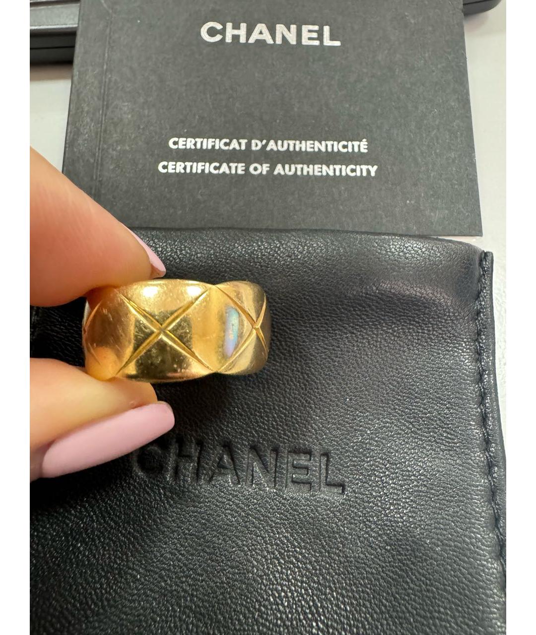 CHANEL Золотое кольцо из желтого золота, фото 9