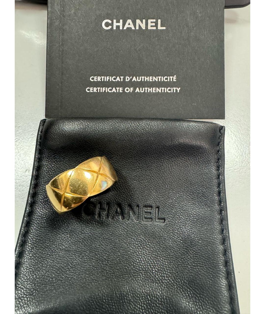 CHANEL Золотое кольцо из желтого золота, фото 3