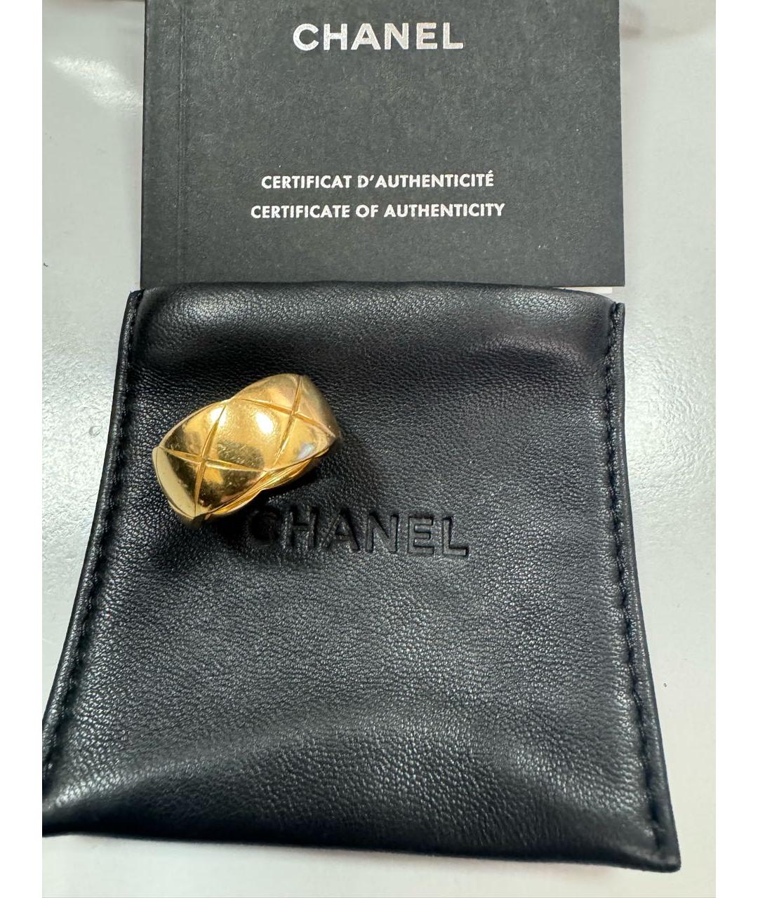 CHANEL Золотое кольцо из желтого золота, фото 2