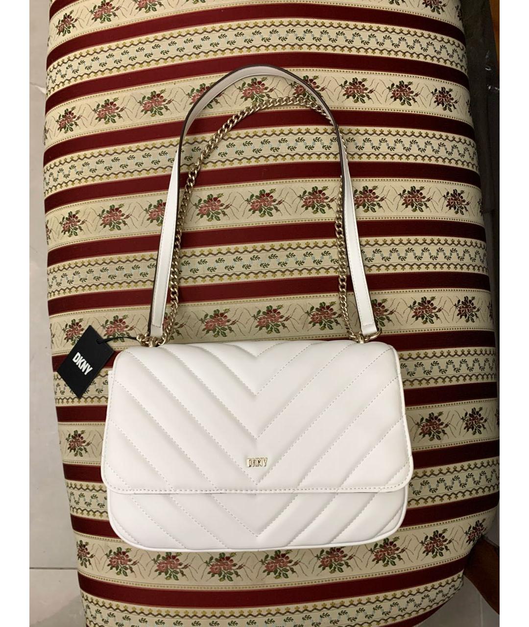 DKNY Белая сумка через плечо, фото 2
