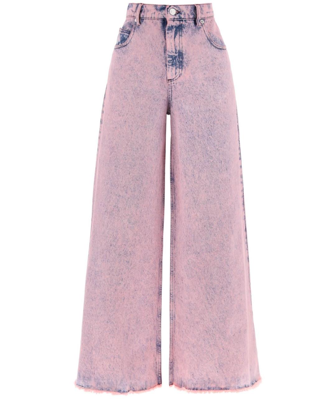 MARNI Розовые прямые джинсы, фото 1