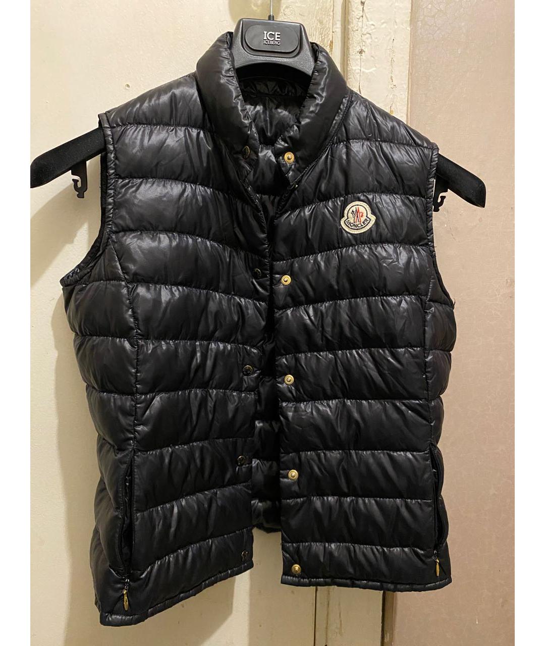 MONCLER Темно-синий полиамидовый жилет для мужчин – купить в интернет ...