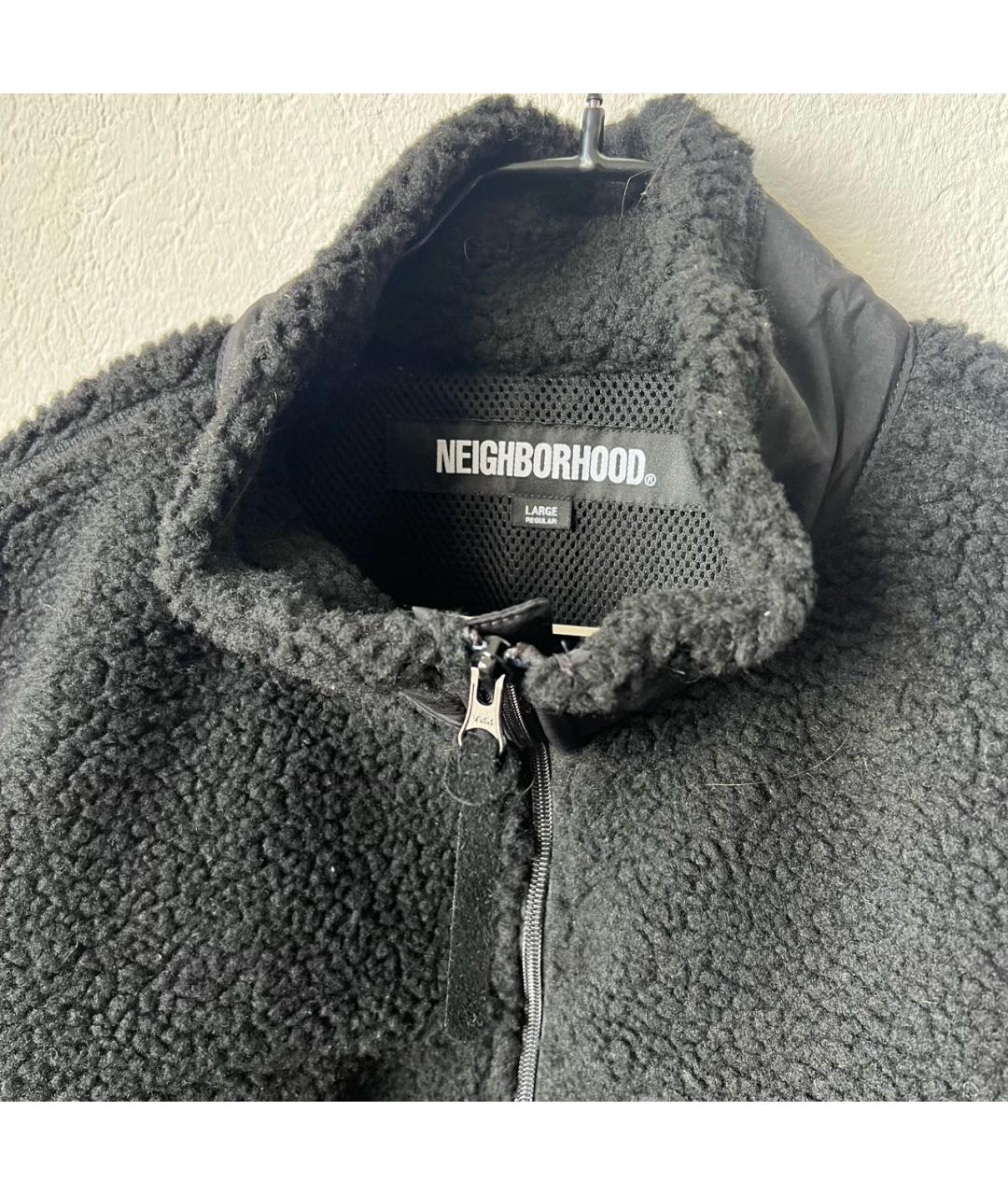 NEIGHBORHOOD Черная полиэстеровая куртка, фото 3
