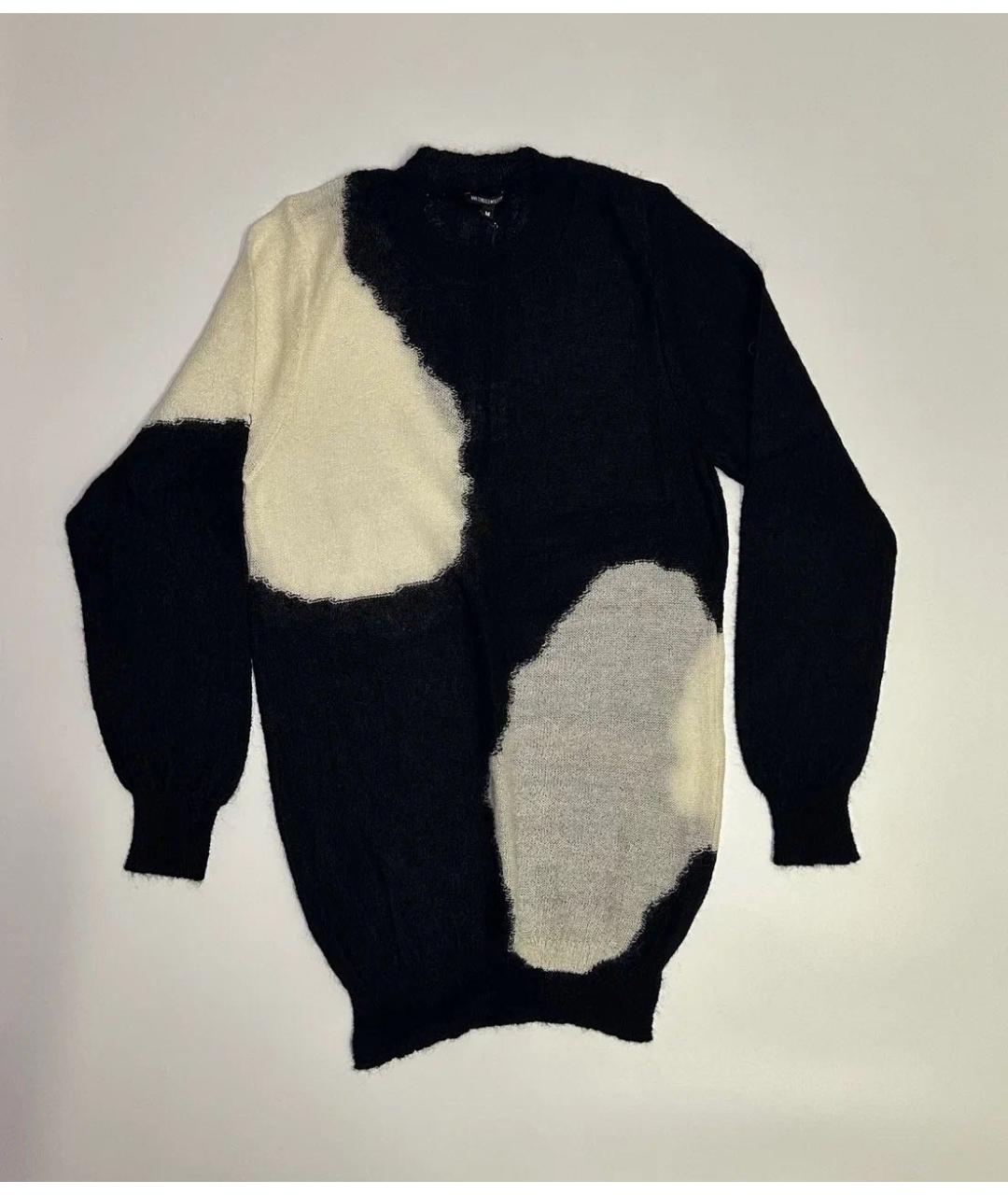 ANN DEMEULEMEESTER Черный шерстяной джемпер / свитер, фото 9