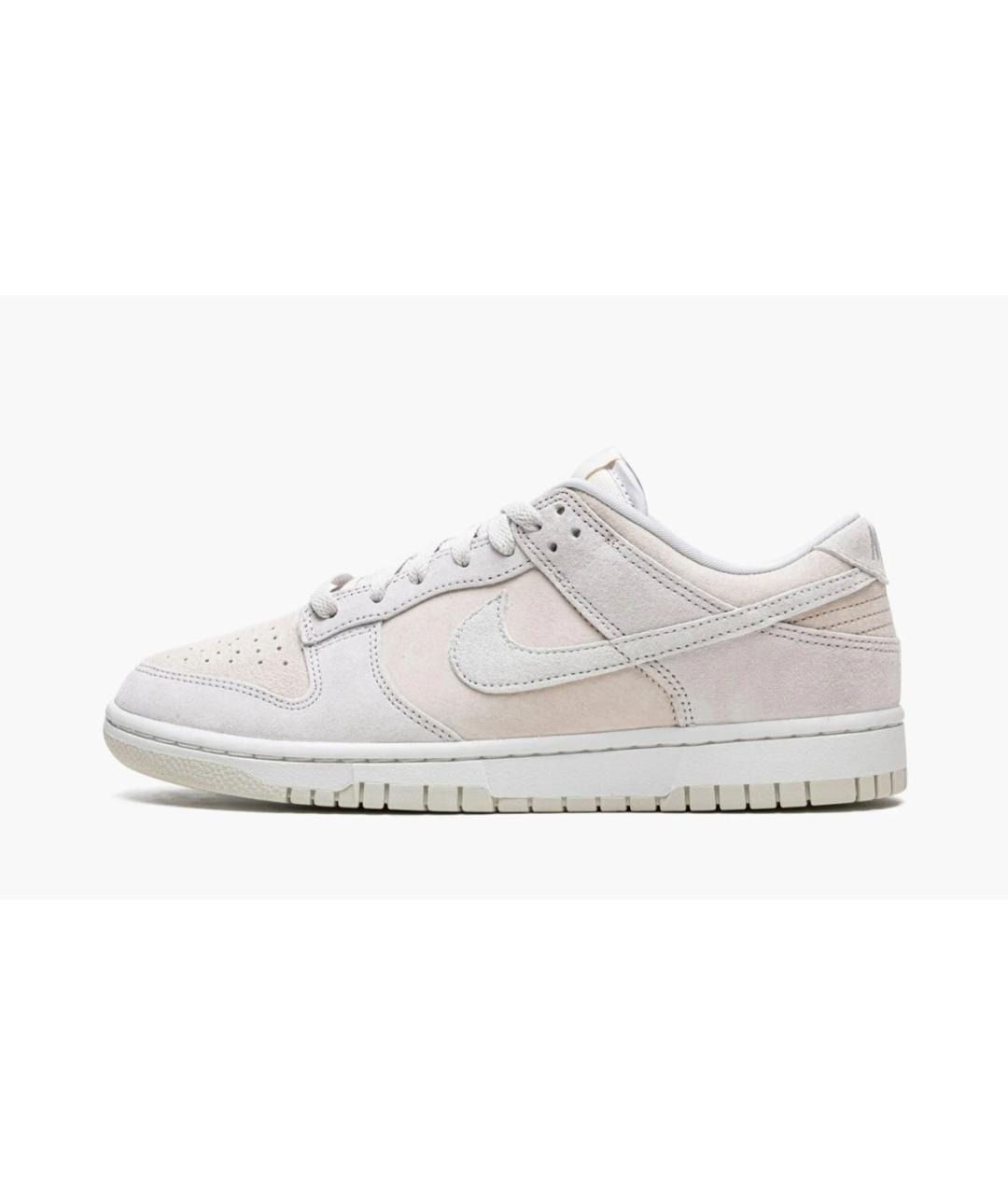 NIKE Бежевые кожаные кроссовки, фото 6