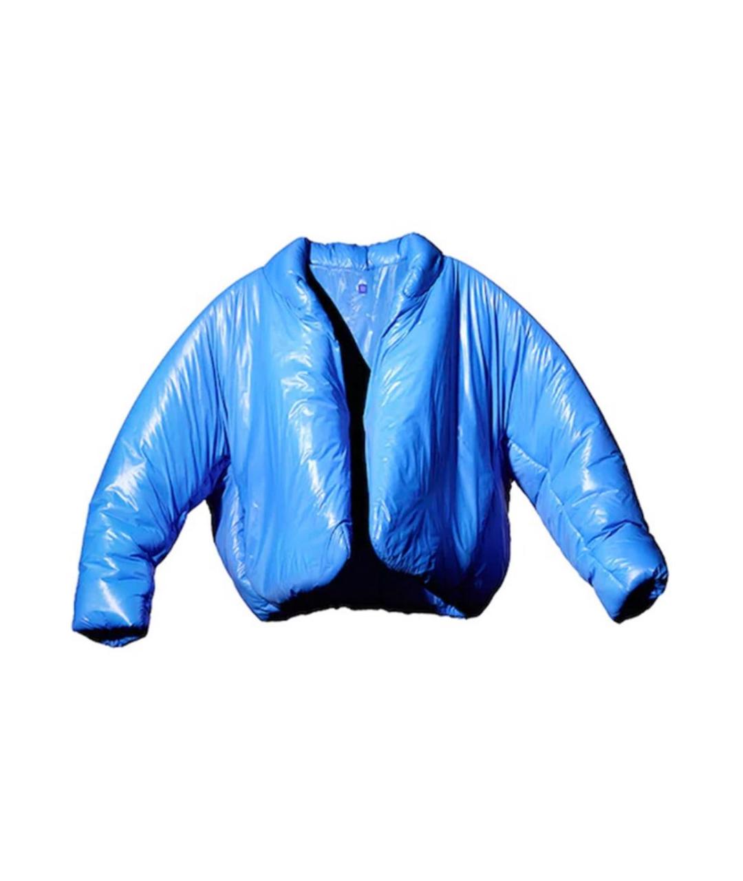 YEEZY Синяя синтетическая куртка, фото 1
