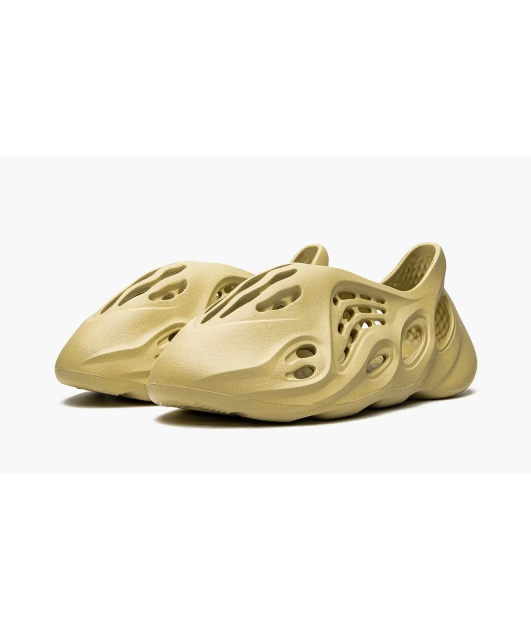 ADIDAS YEEZY Бежевые шлепанцы, фото 2