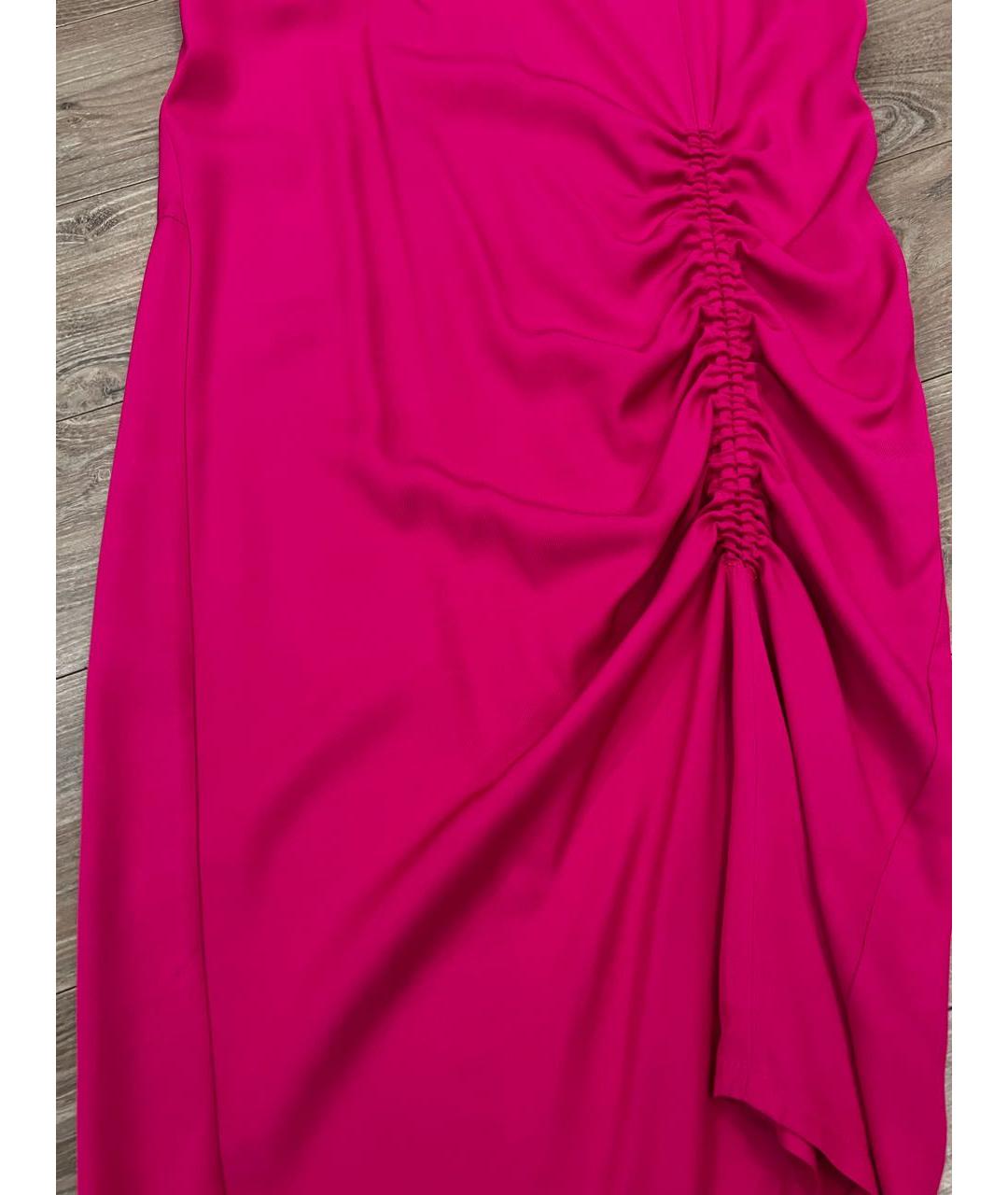 NUDE Розовое вискозное коктейльное платье, фото 2