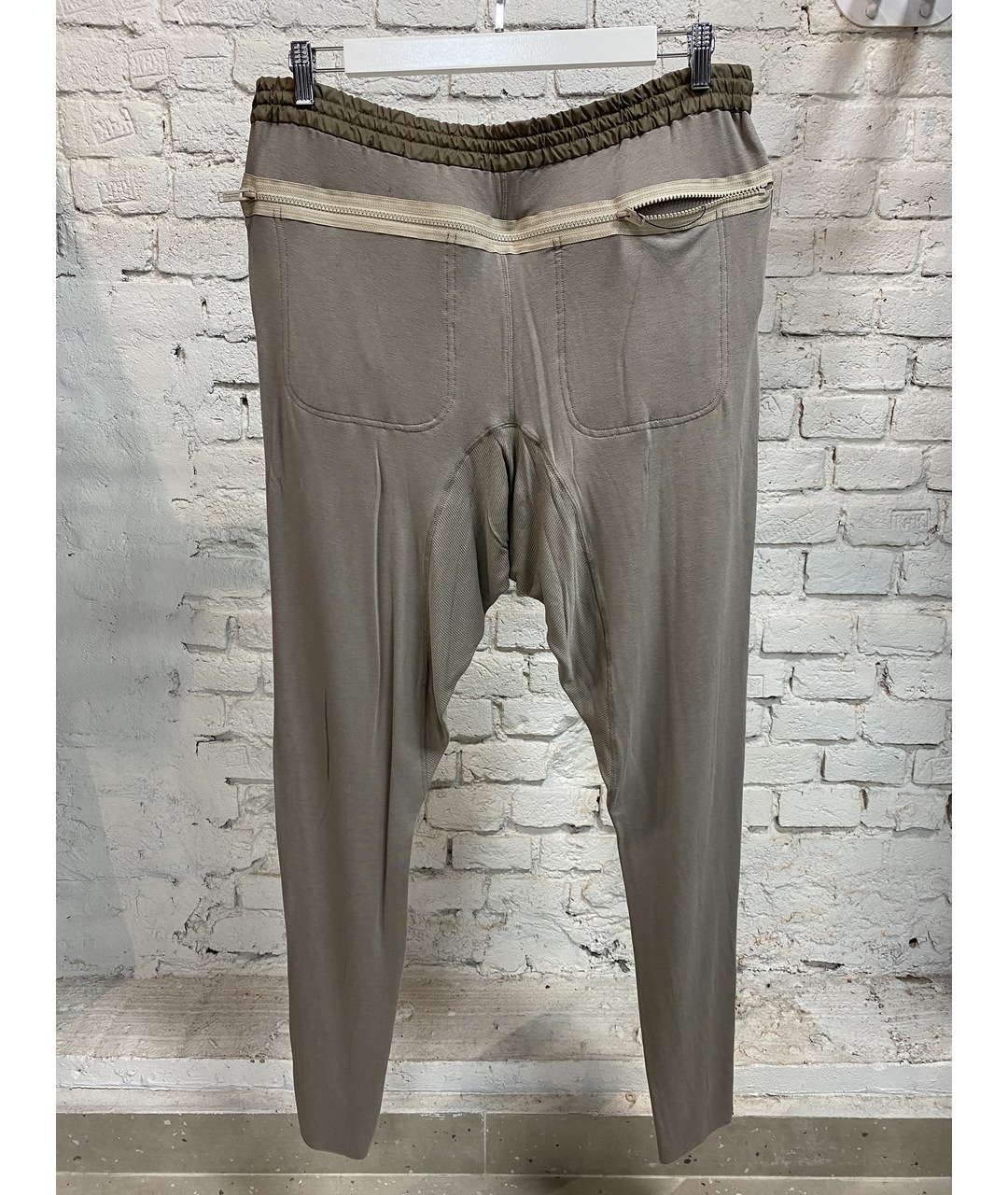 UNDERCOVER Зеленые вискозные брюки чинос, фото 2