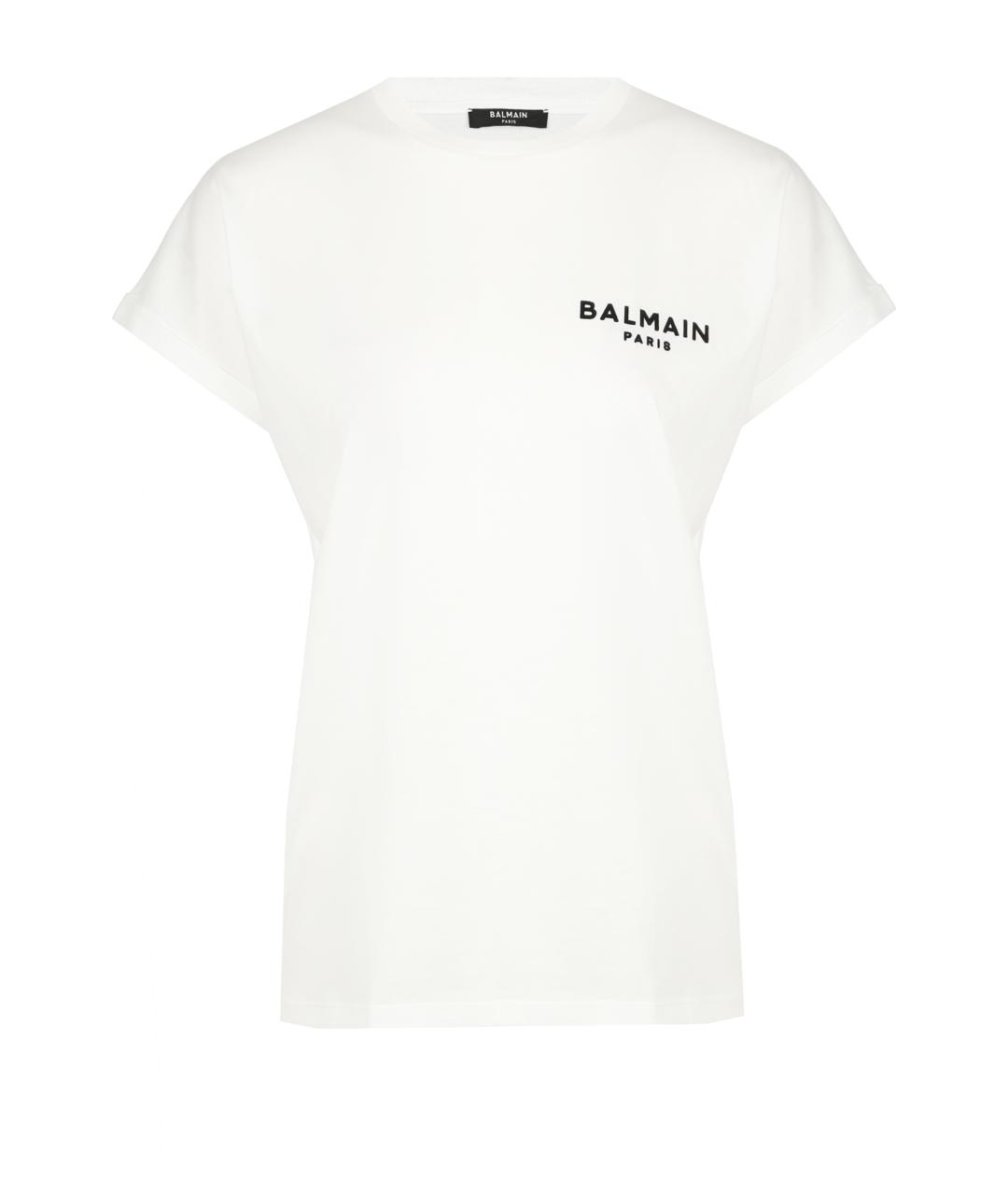 BALMAIN Белая футболка, фото 1