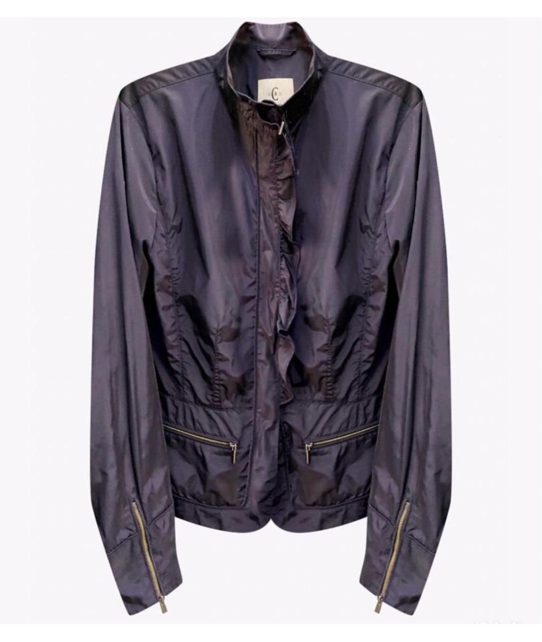 CERRUTI 1881 Темно-синяя полиэстеровая куртка, фото 7