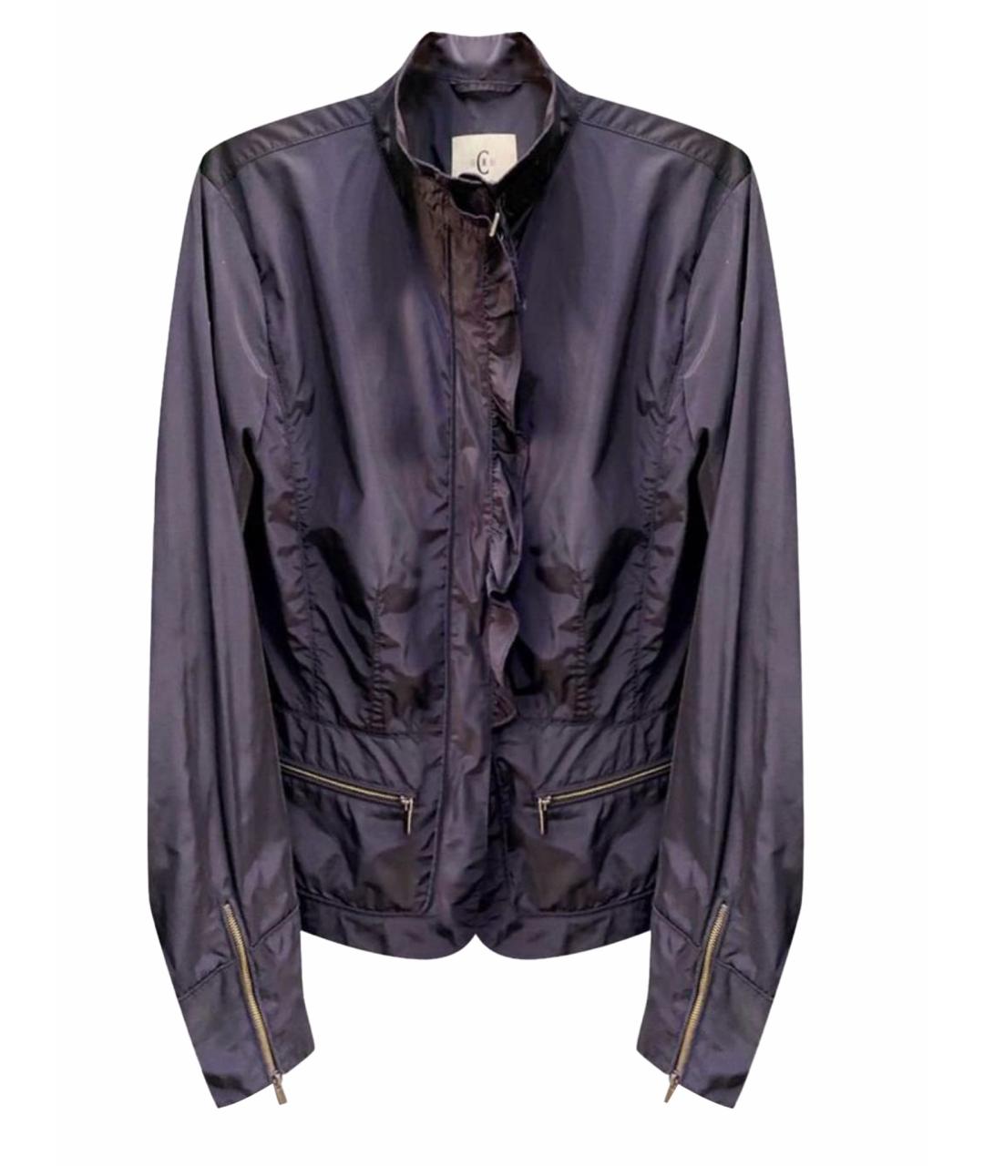 CERRUTI 1881 Темно-синяя полиэстеровая куртка, фото 1