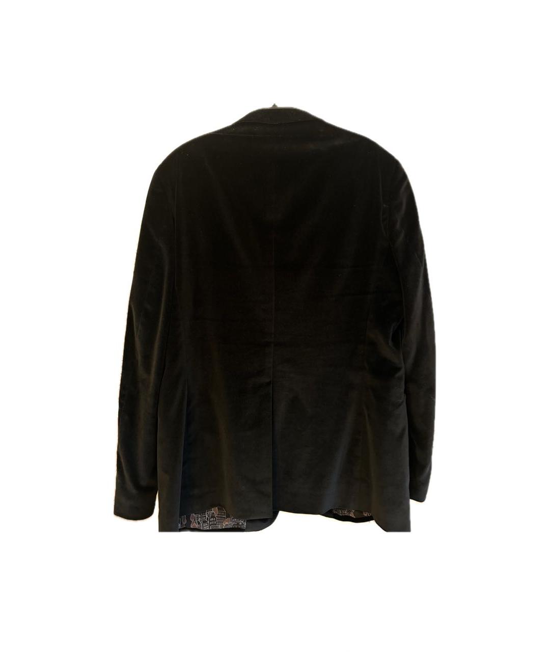 ETRO Черный бархатный пиджак, фото 2