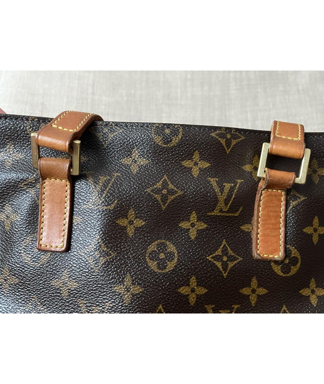 LOUIS VUITTON Коричневая сумка тоут, фото 5