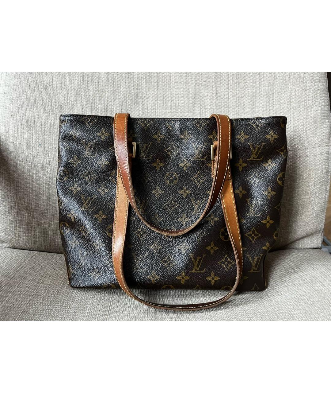 LOUIS VUITTON Коричневая сумка тоут, фото 8