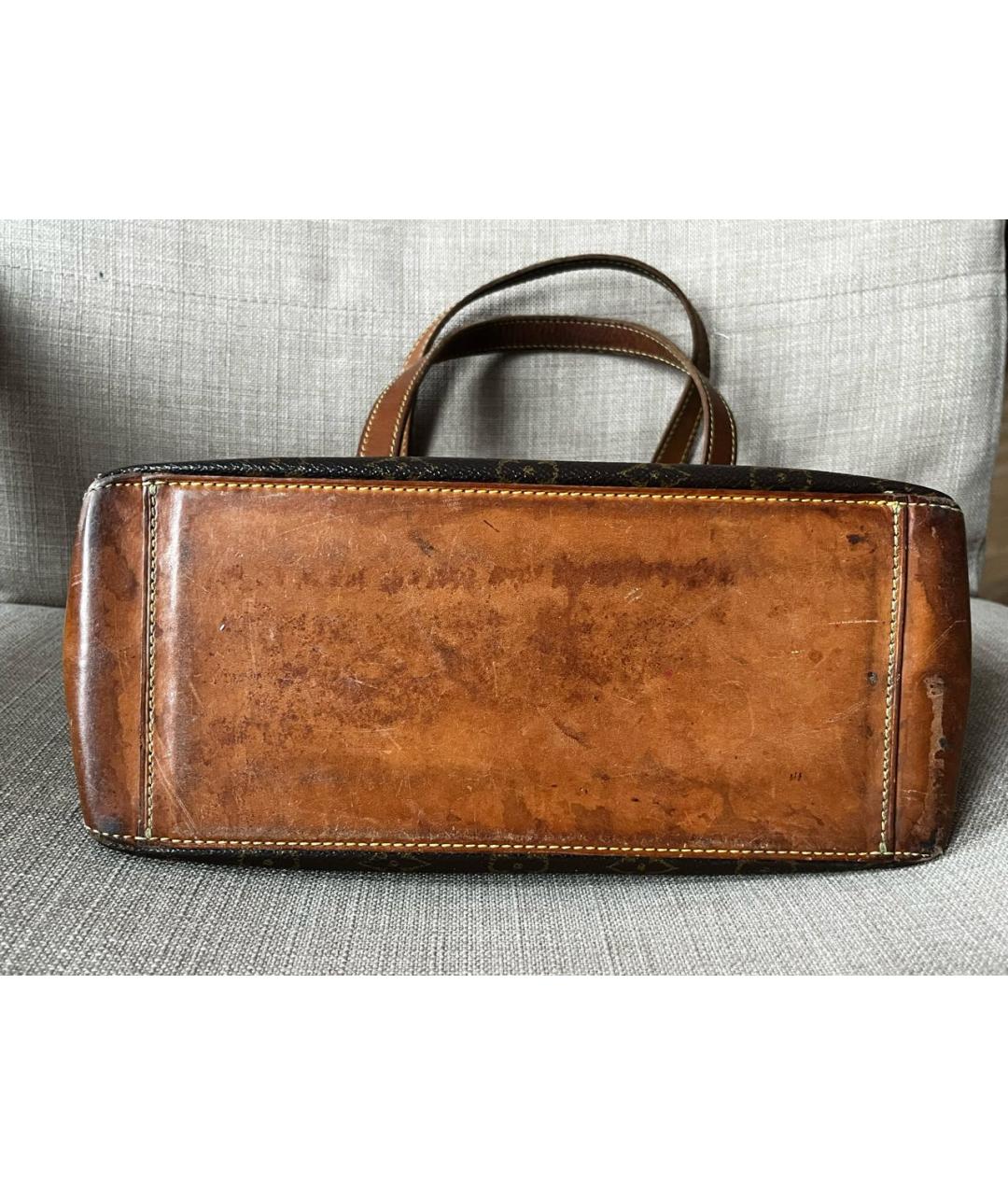 LOUIS VUITTON Коричневая сумка тоут, фото 3
