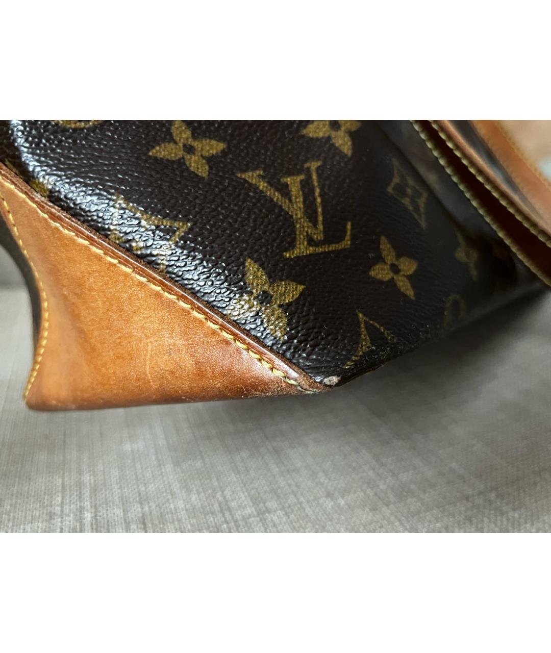 LOUIS VUITTON Коричневая сумка тоут, фото 7
