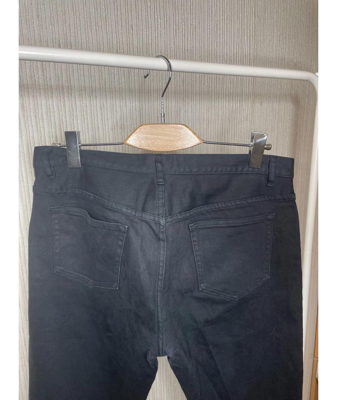 A.P.C. Черные хлопковые прямые джинсы, фото 3