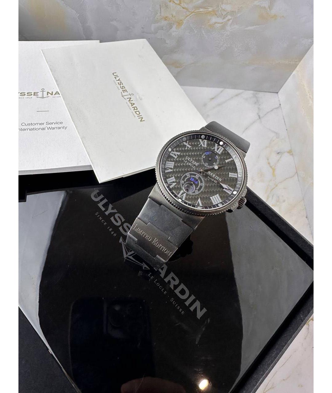 Ulysse Nardin Черные часы, фото 2