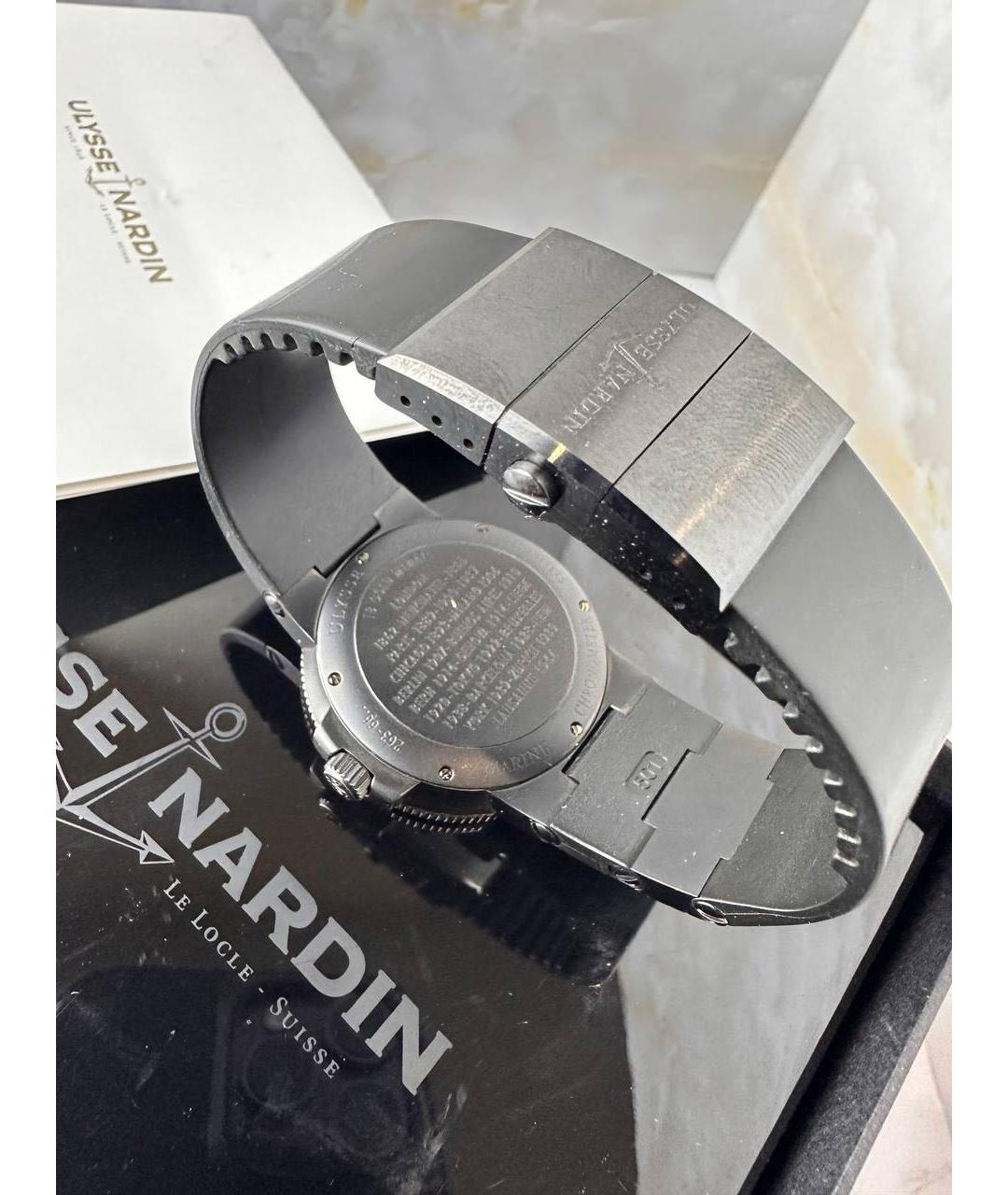 Ulysse Nardin Черные часы, фото 4