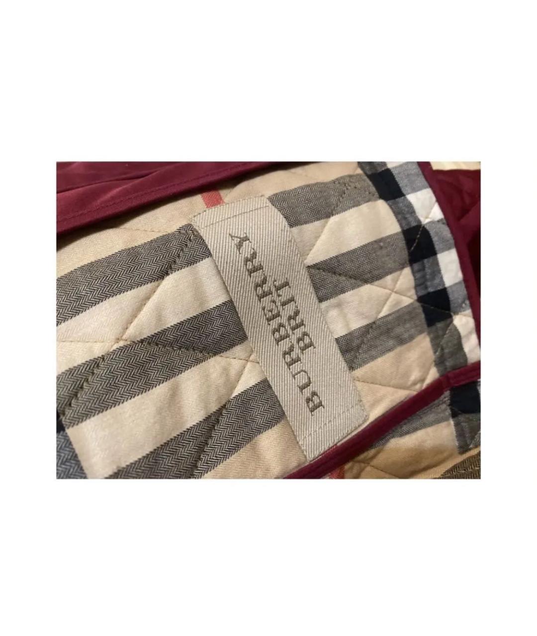 BURBERRY BRIT Бордовая куртка, фото 6